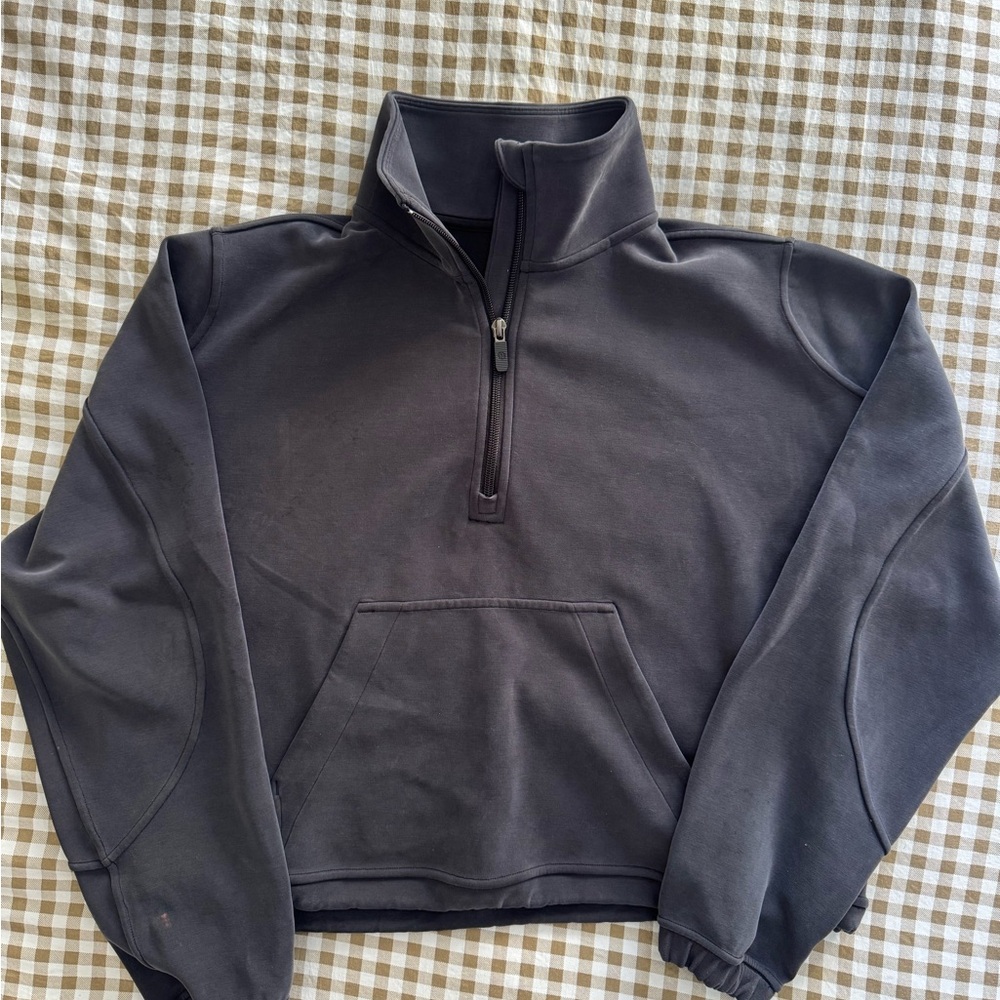 lululemon athletica Women's Gray Zip-Up Top